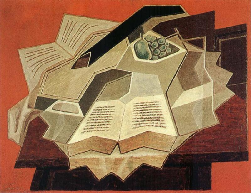 Juan Gris The book is opened oil painting picture